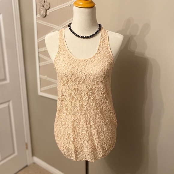Aritzia Tops - Wilfred Lace Cream Tank from Aritzia